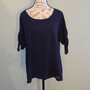 Navy Michael Kors Blouse
